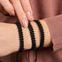 Gunmetal x Black | Friendship DOT Bracelet